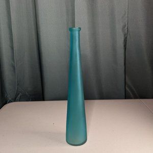 Teal Glass Vase